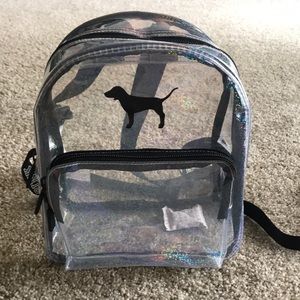 Victoria Secret PINK clear backpack